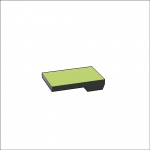 Kippmagnet für den Klassenplan einzeln, 10x15x3 mm, ganzfarbig, 